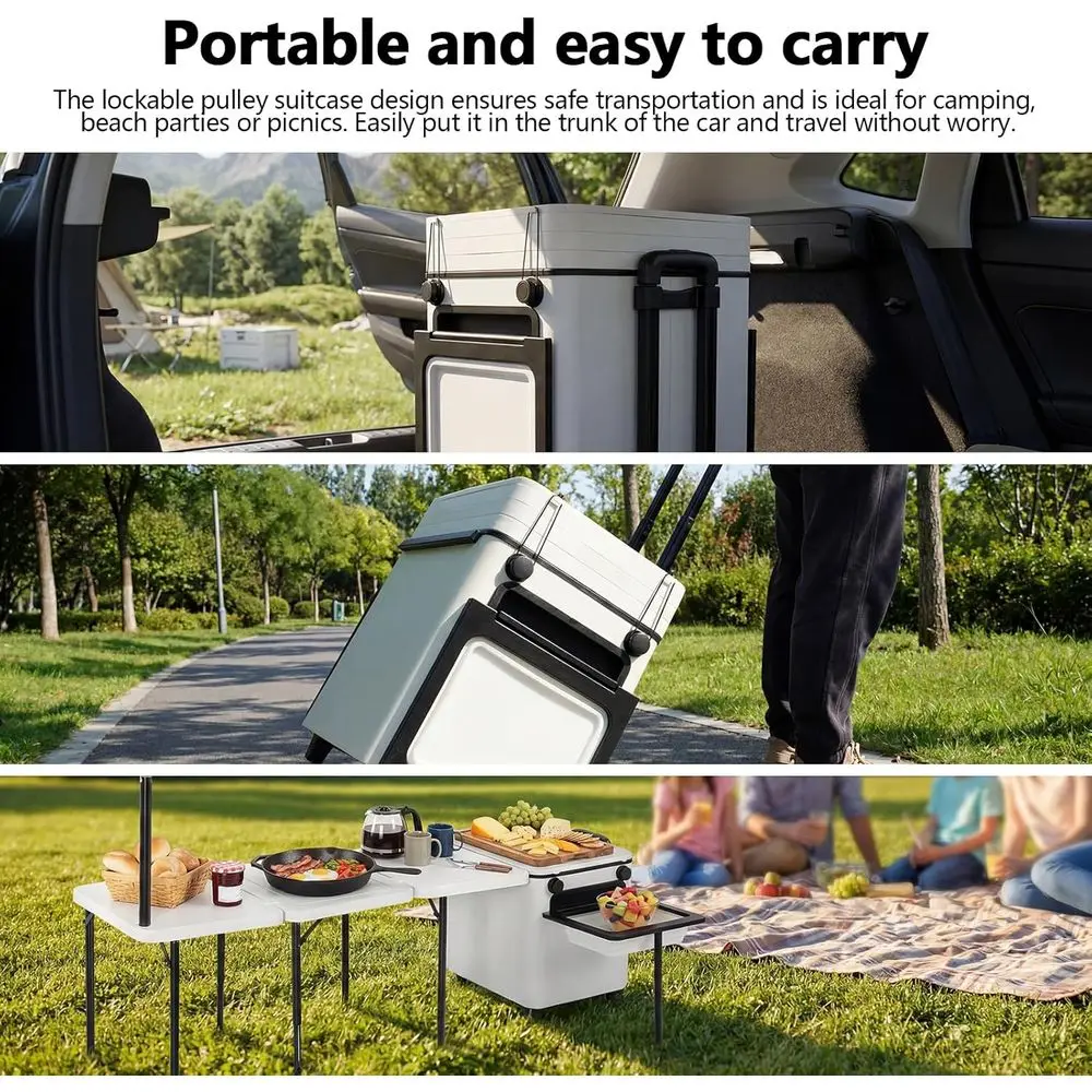 Portable Folding Outdoor Kitch - Outdoor Camping Kitchen Table ulasan dan harga