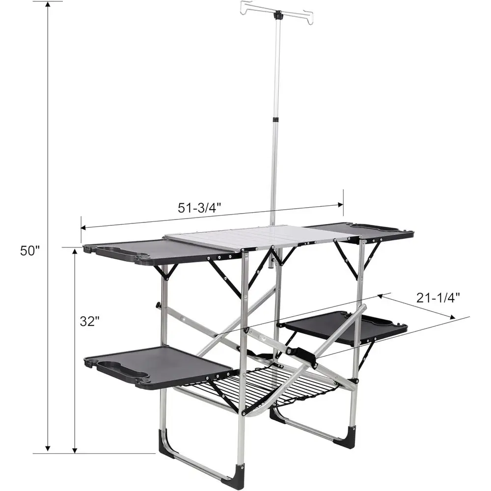 Portable Outdoor Kitchen Table - Outdoor Camping Kitchen Table ulasan dan harga