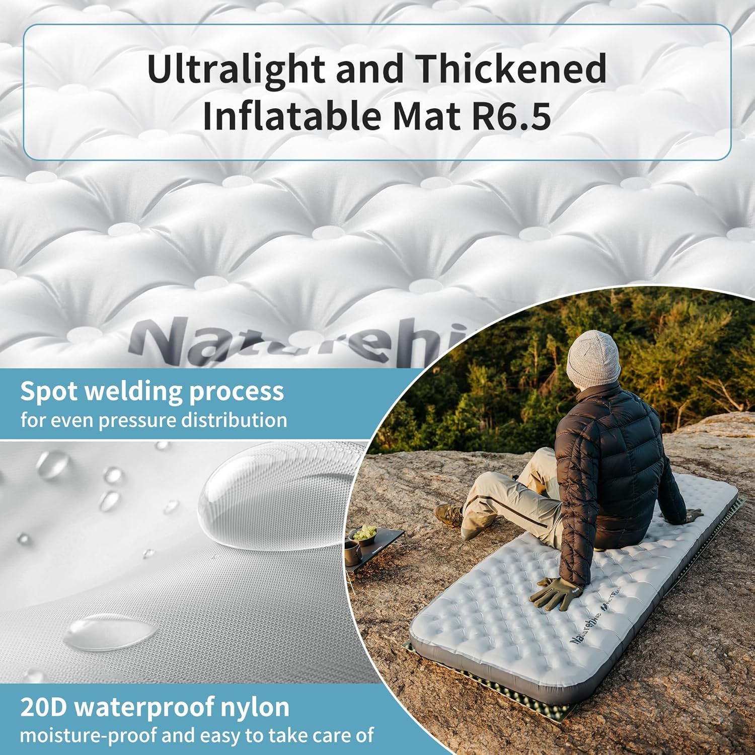 Naturehike R6.5 Inflatable Mat - Ultralight Ground Sheet ulasan dan harga