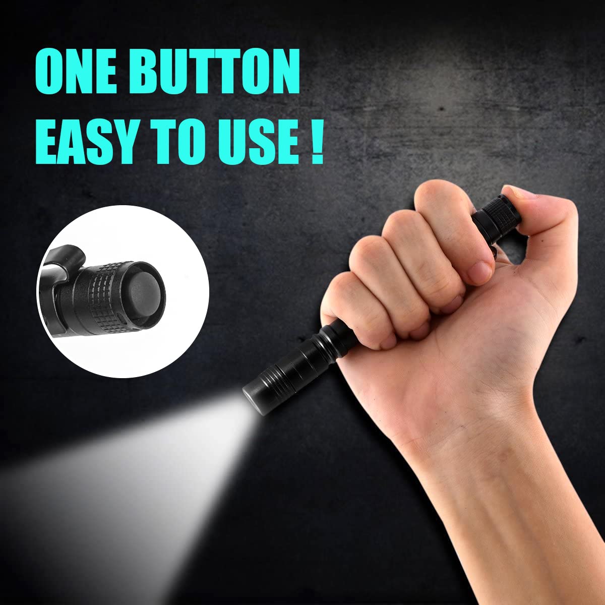 Portable Mini LED Pen Flashlig - Outdoor Camping Decor ulasan dan harga
