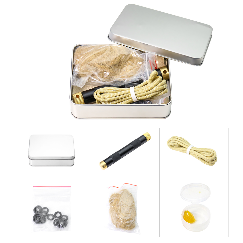 Brass Fire Piston Flame Maker  - Outdoor Camping Youtube ulasan dan harga