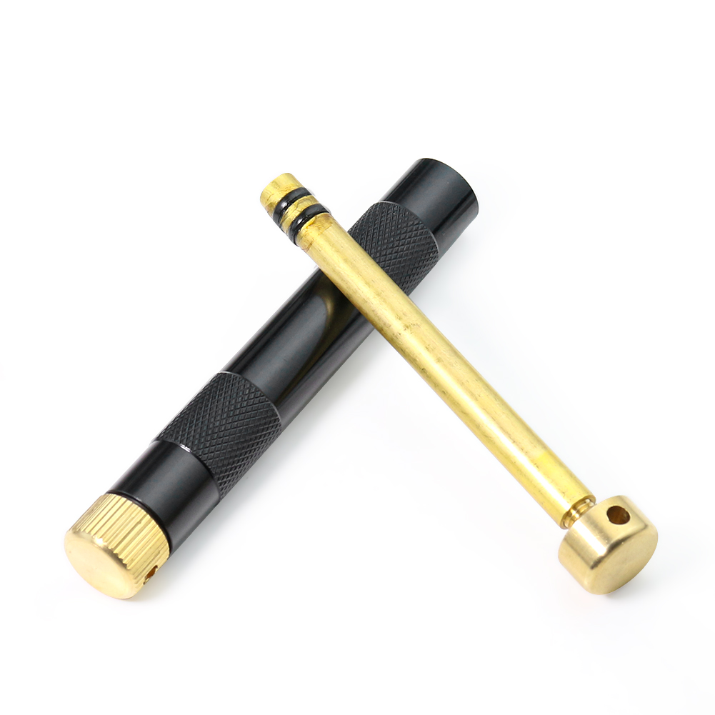 Brass Fire Piston Flame Maker  - Outdoor Camping Youtube ulasan dan harga