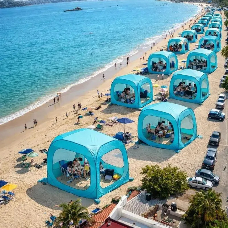 Beach Cabana Tent Quick Set up - Outdoor Camping Rentals ulasan dan harga