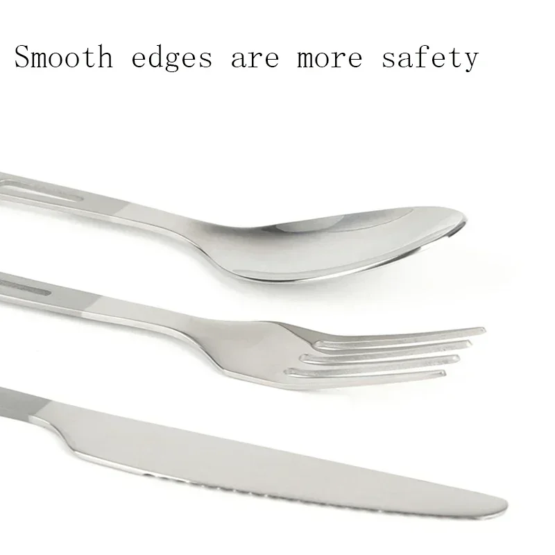 HWZBBEN Titanium Fork Spoon Kn - Outdoor Camping Kitchen Table ulasan dan harga