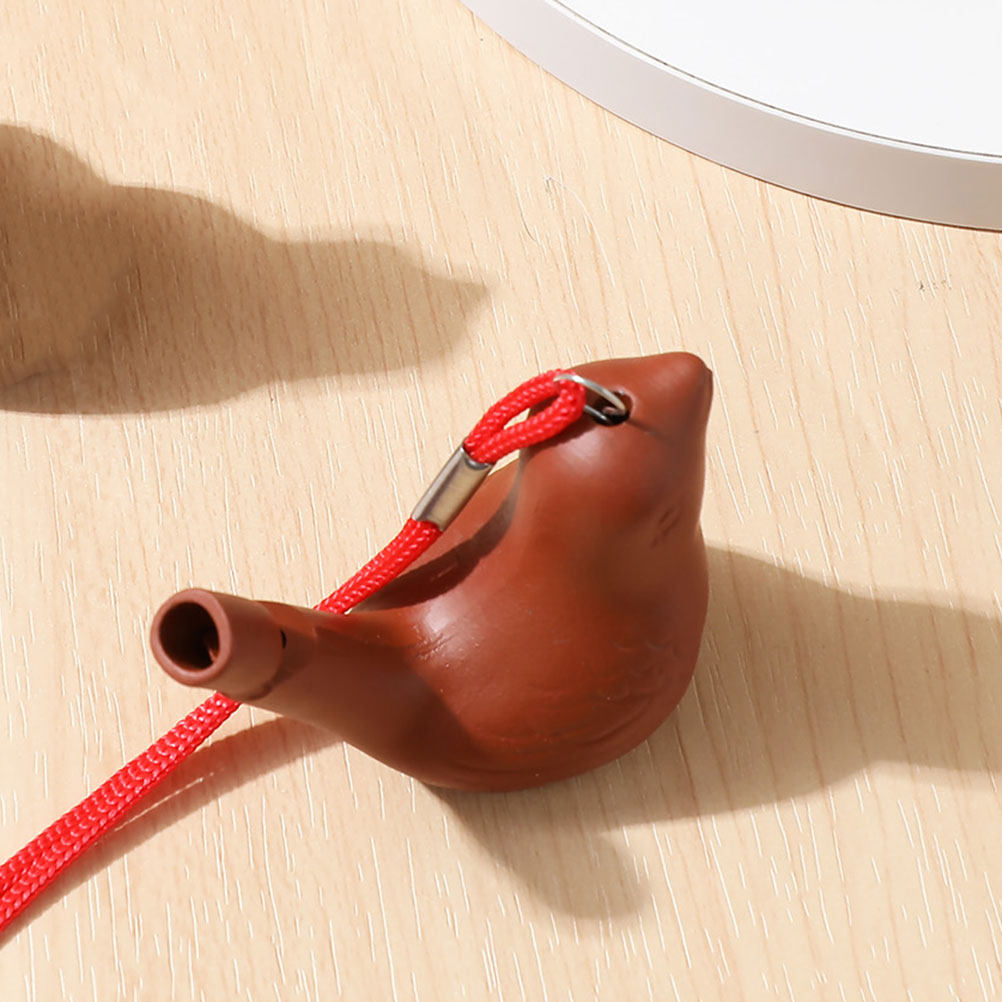 4Pcs Purple Clay Bird Whistle  - Outdoor Camping Kids Activities ulasan dan harga