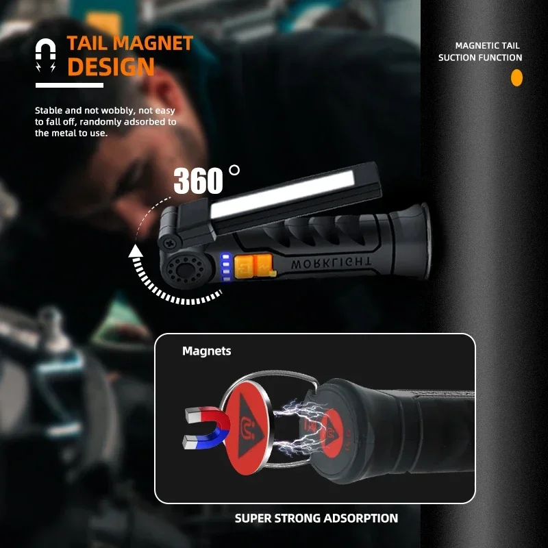 Rechargeable LED Flashlight Wo - Outdoor Camping Decor ulasan dan harga