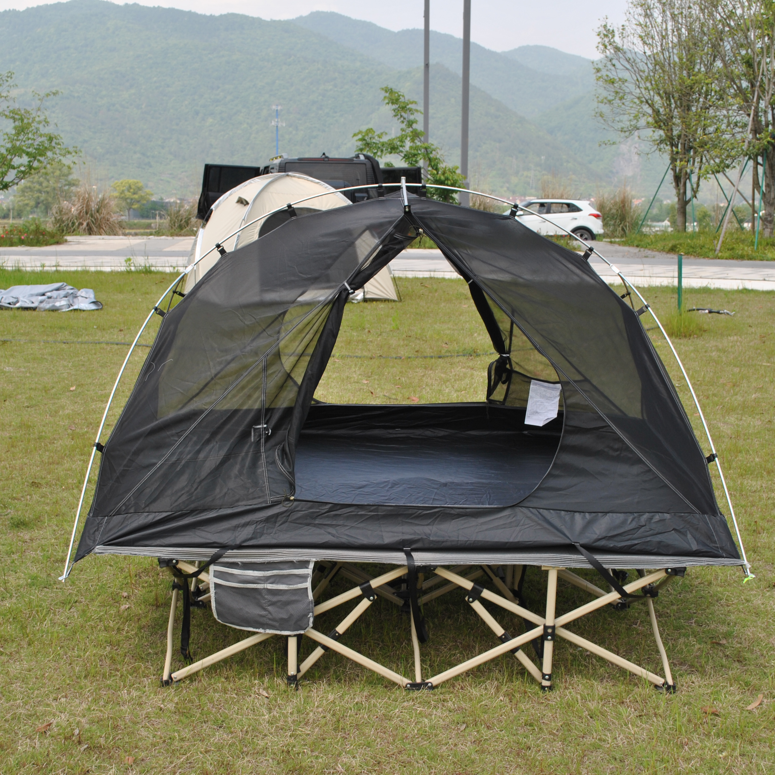 Outdoor 2 Person Cot Tent,2-in - Ultralight Ground Sheet ulasan dan harga