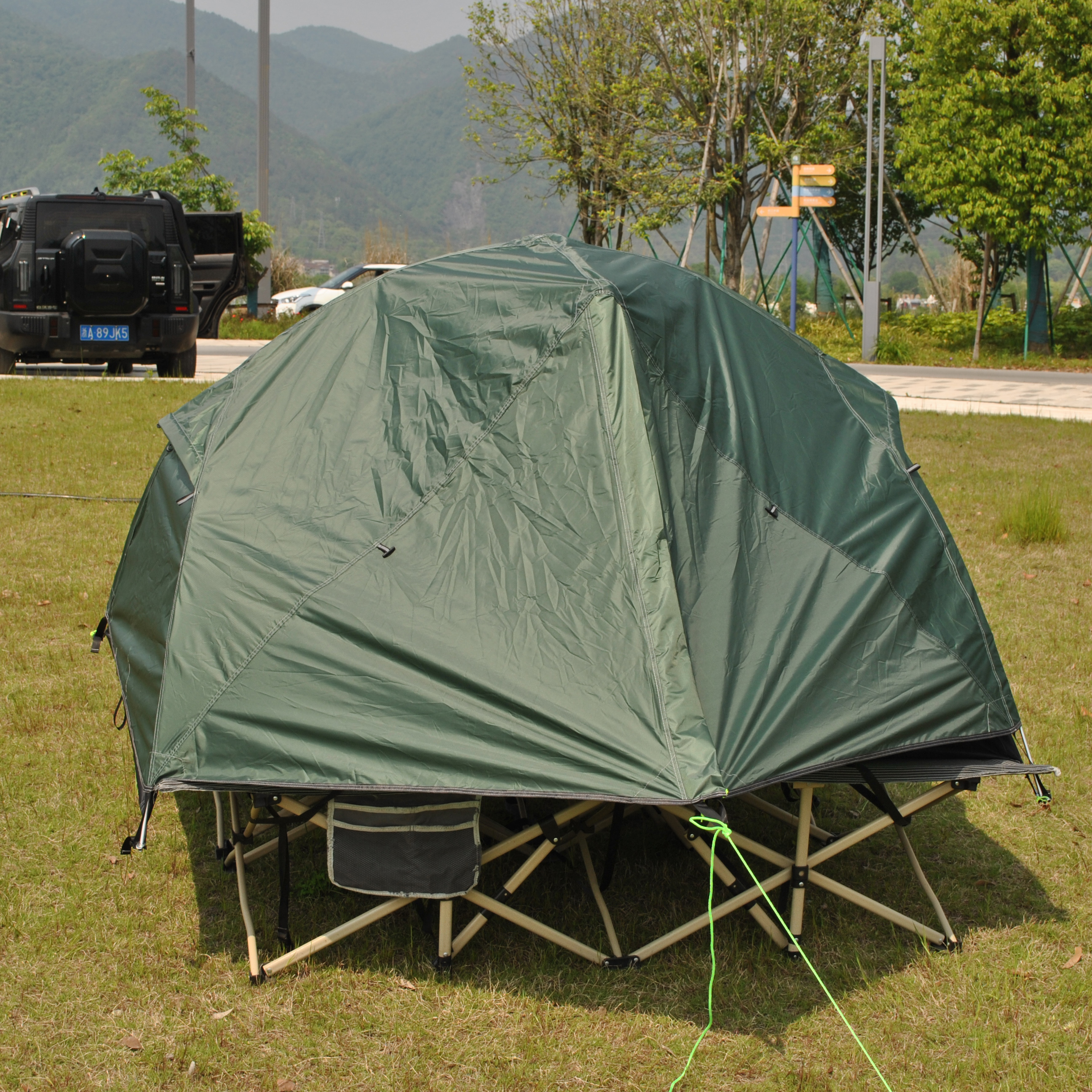 Outdoor 2 Person Cot Tent,2-in - Ultralight Ground Sheet ulasan dan harga