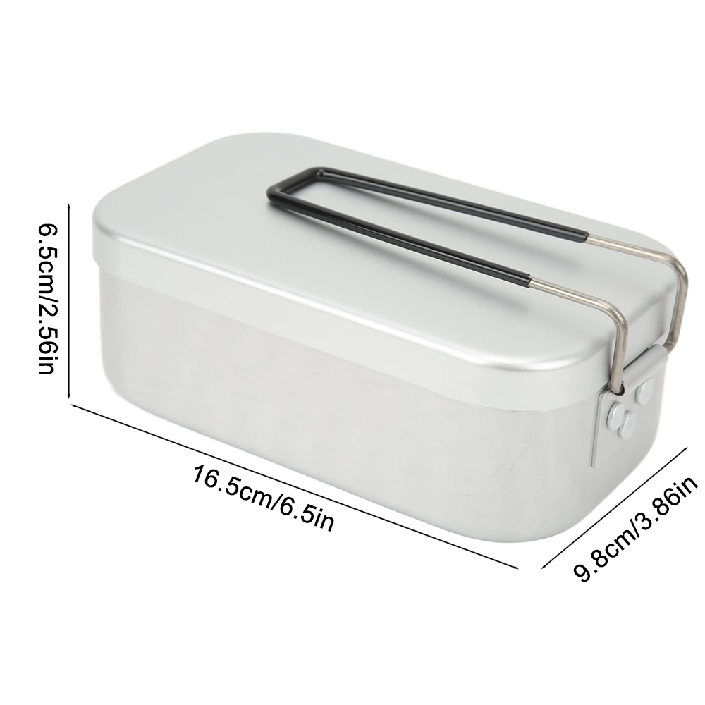800ML Aluminum Lunch Boxes Out - Outdoor Camping Kitchen Table ulasan dan harga