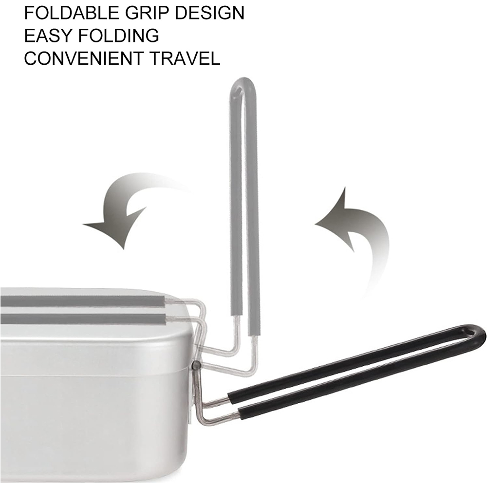 800ML Aluminum Lunch Boxes Out - Outdoor Camping Kitchen Table ulasan dan harga