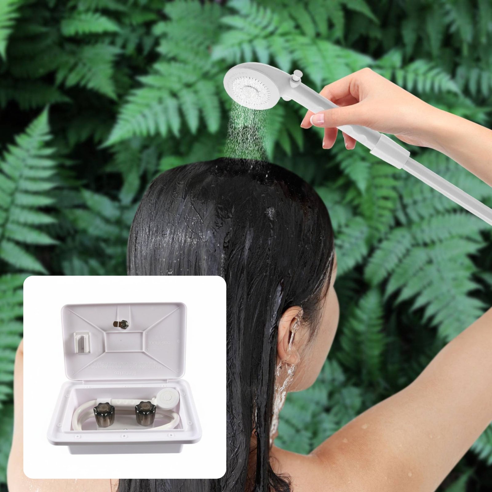 RV Exterior Shower Box Compact - Outdoor Camping Gear ulasan dan harga