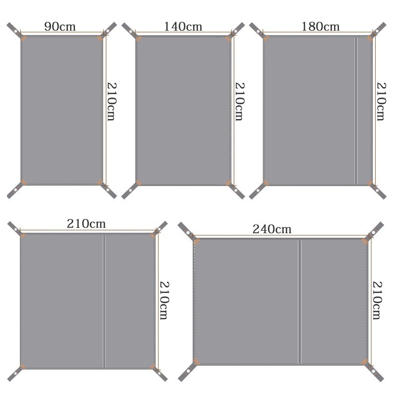 Multi Size Tent Floor Tarp Cam - Ultralight Ground Sheet ulasan dan harga