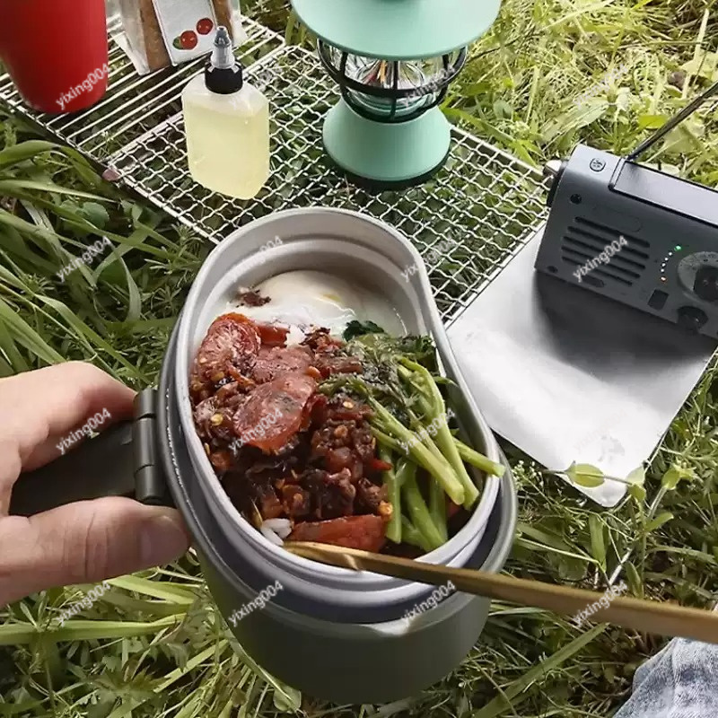 Outdoor Camping Split Bento Bo - Outdoor Camping Food ulasan dan harga