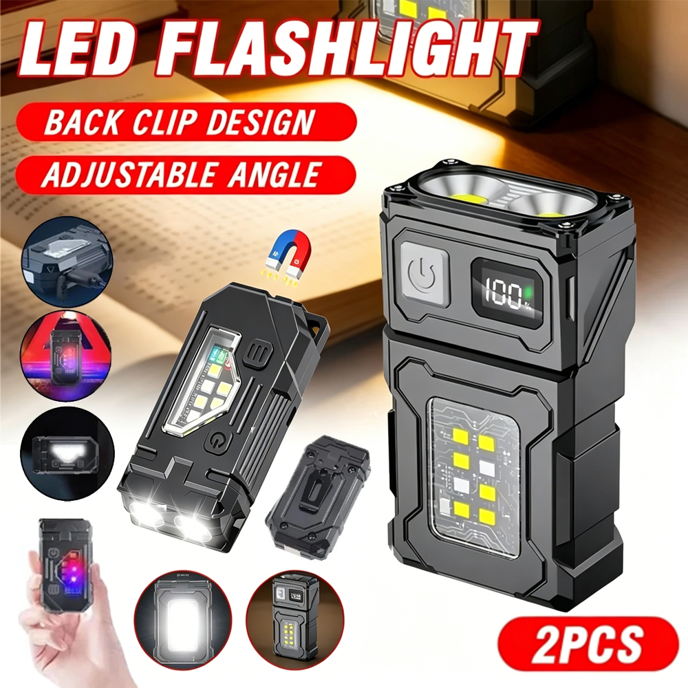 Mini USB Recharge LED Flashlig - Outdoor Camping Decor ulasan dan harga