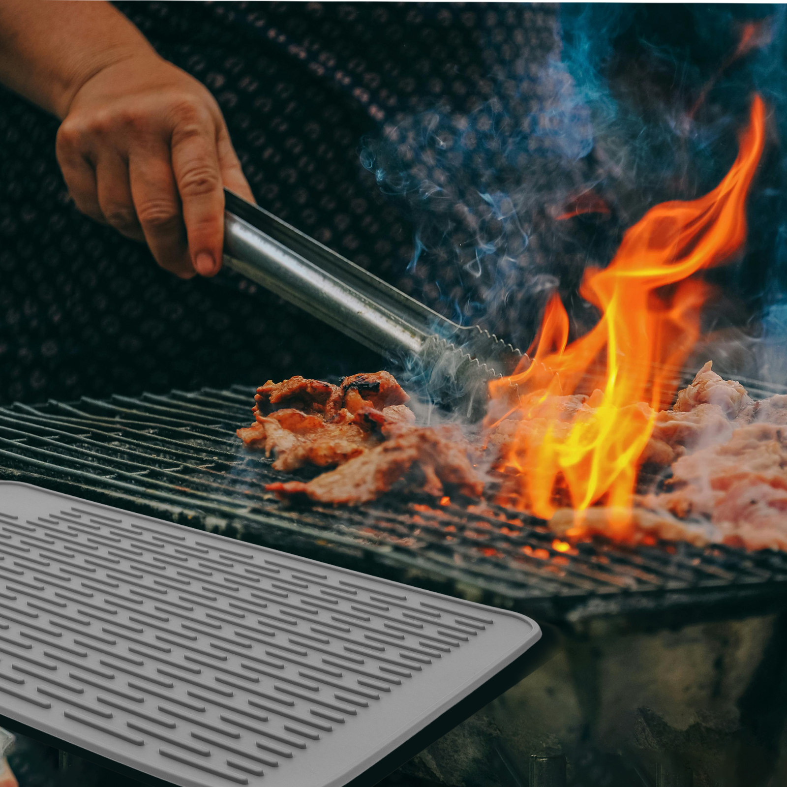 1pc Silicone Grill Mat Multipu - Outdoor Gas Stove ulasan dan harga