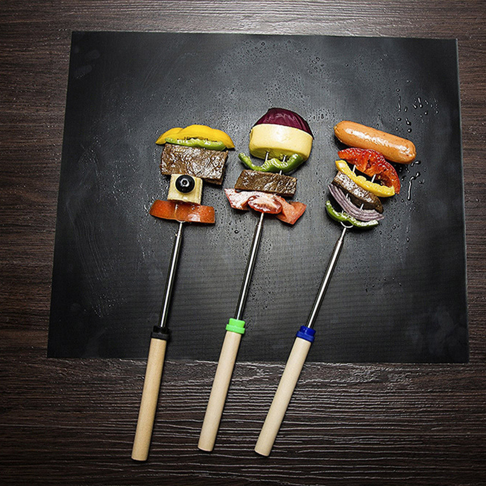 3Pcs Grill Mats Non Stick Reus - Outdoor Gas Stove ulasan dan harga