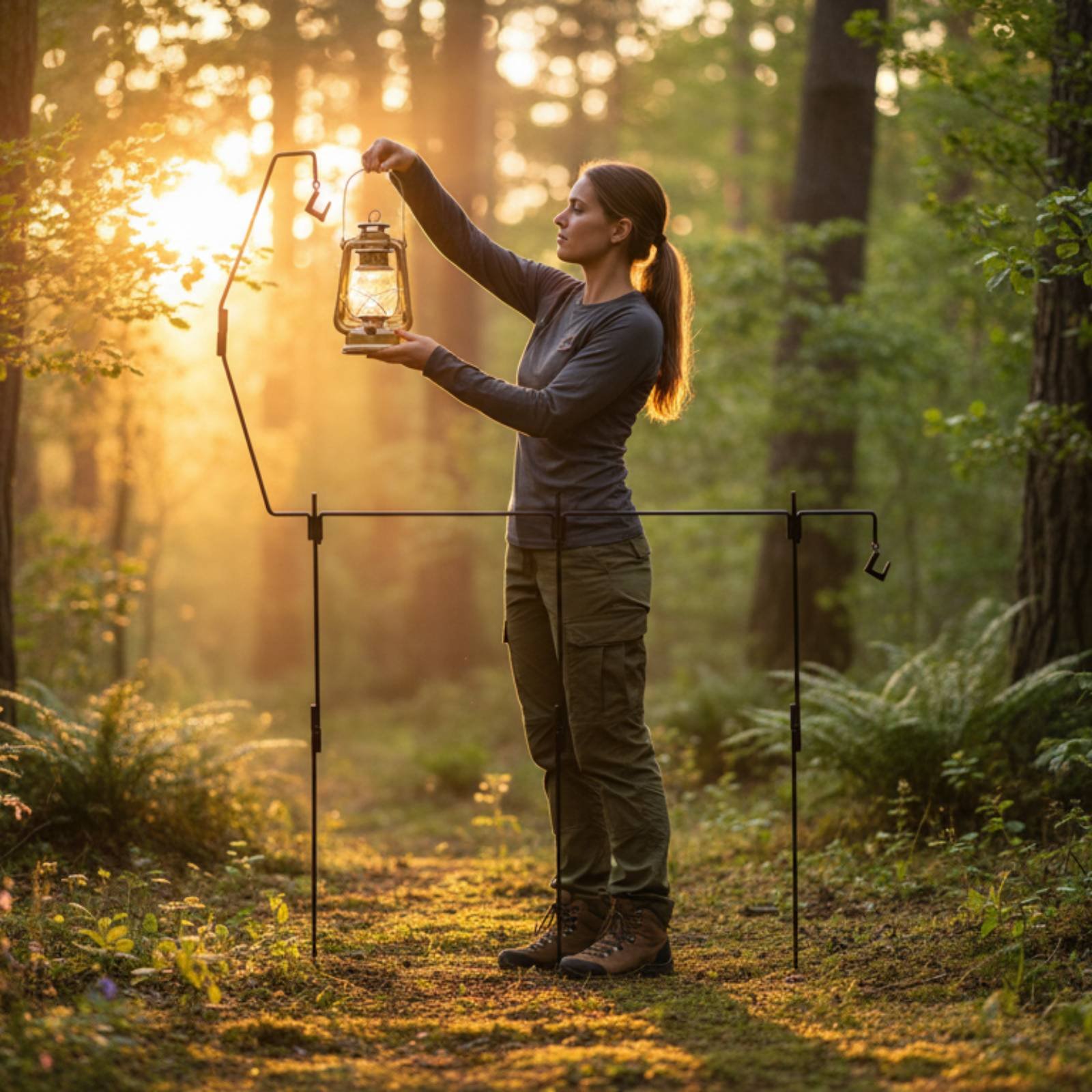 Camping Lantern Stand Easy to  - Outdoor Camping Gear ulasan dan harga