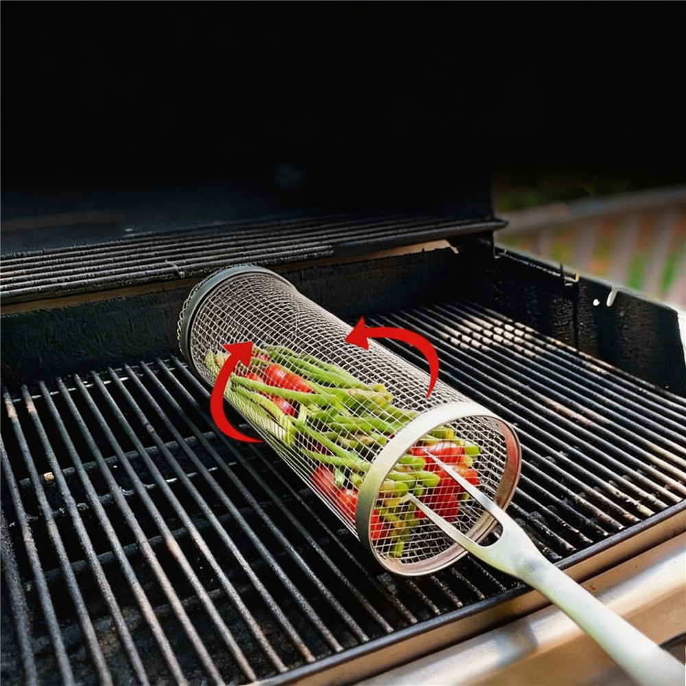 Stainless Steel Rolling BBQ Gr - Outdoor Camping Youtube ulasan dan harga
