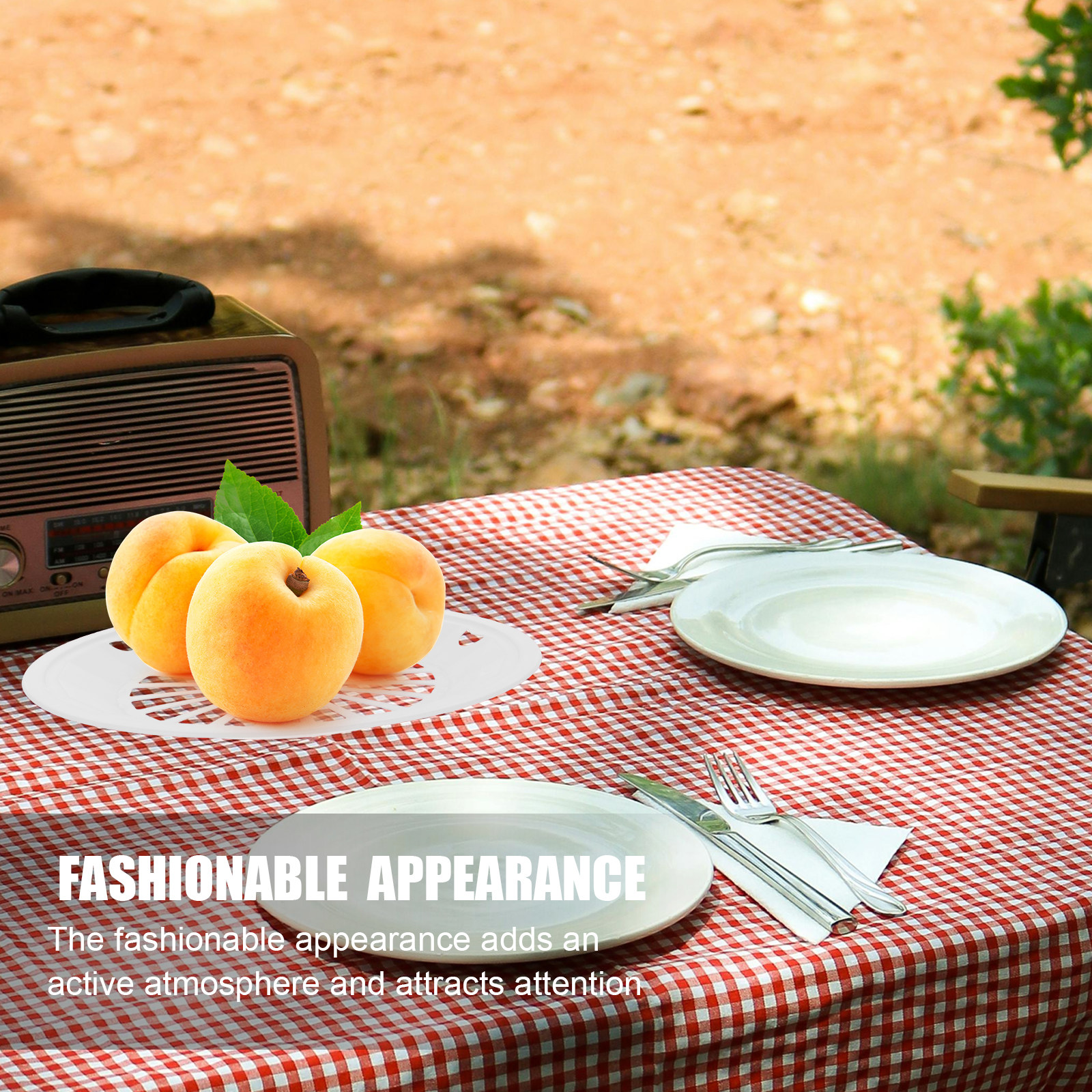 20Pcs Paper Plate Holders Port - Outdoor Camping Food ulasan dan harga