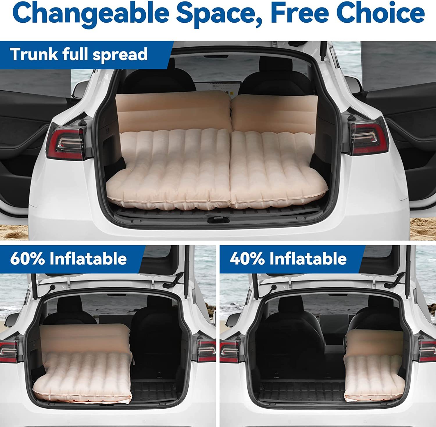 Car Inflatable Bed For Tesla M - Outdoor Camping Mattress ulasan dan harga