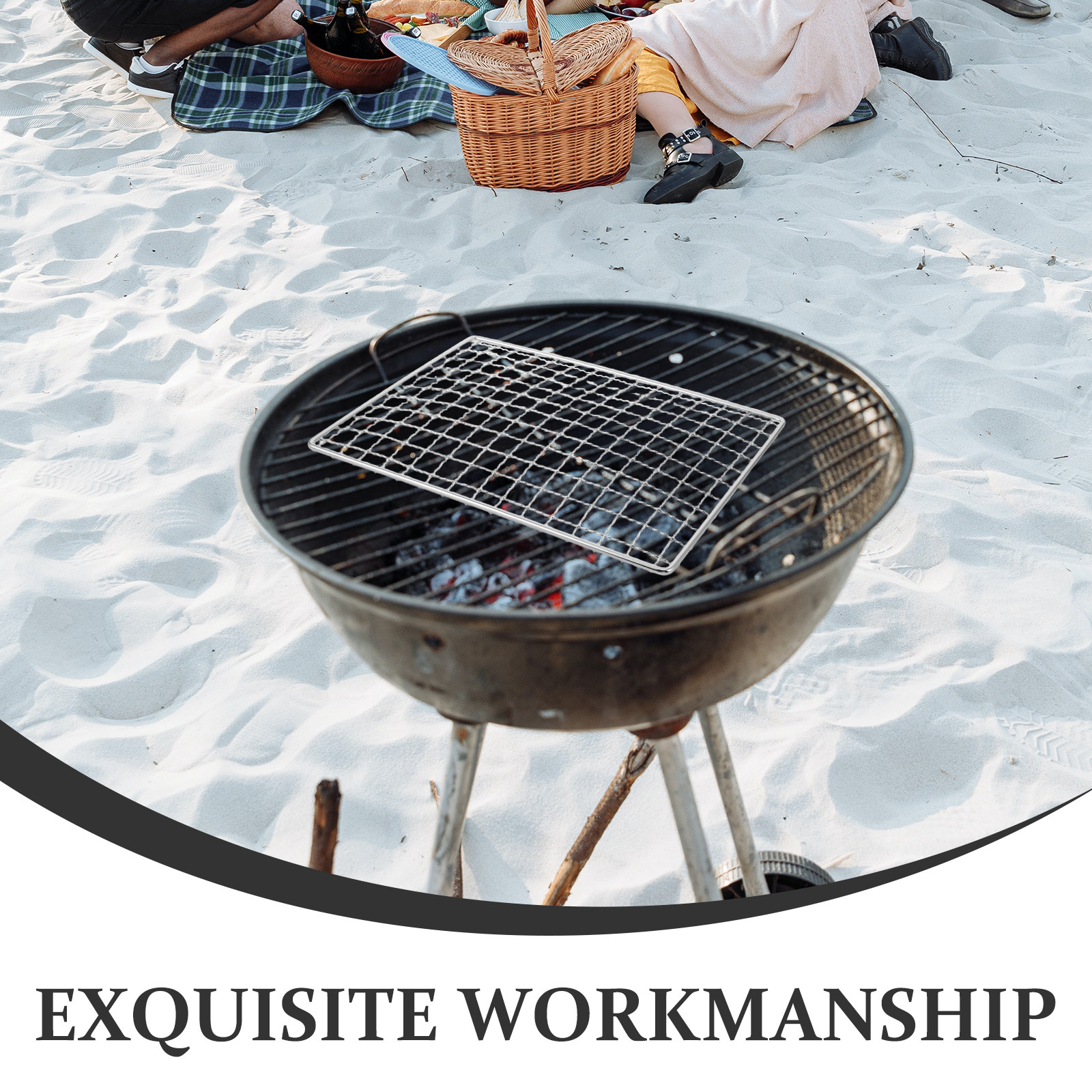 Stainless Steel Grill Mesh Mat - Outdoor Gas Stove ulasan dan harga