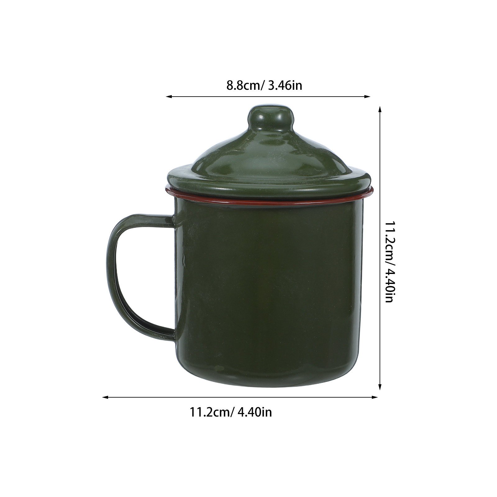 Vintage Enamel Mug Retro Campi - Outdoor Camping Ideas ulasan dan harga