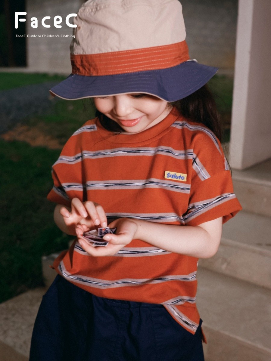 Pure Cotton Short Sleeve T-Shi - Outdoor Camping Kids Activities ulasan dan harga