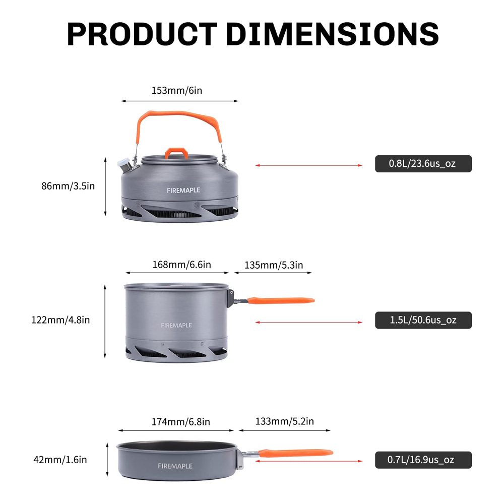 Fire Maple Camping Cookware Ut - Outdoor Camping Kitchen Table ulasan dan harga
