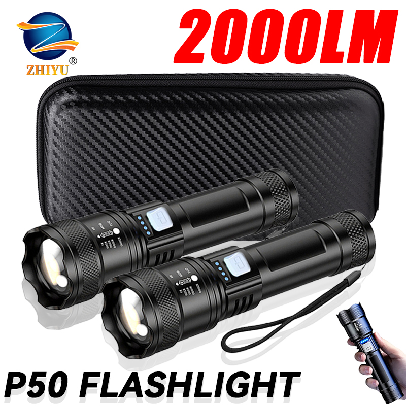 Tactical LED Flashlight 2000LM - Outdoor Camping Decor ulasan dan harga