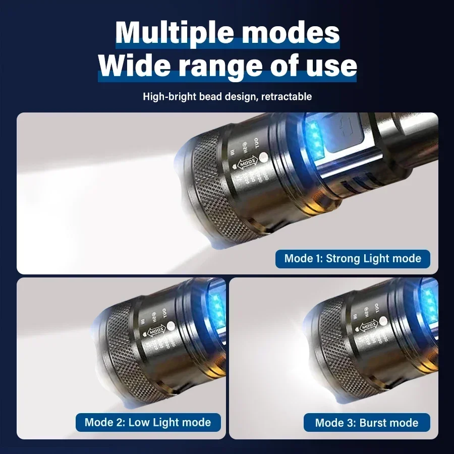 Tactical LED Flashlight 2000LM - Outdoor Camping Decor ulasan dan harga