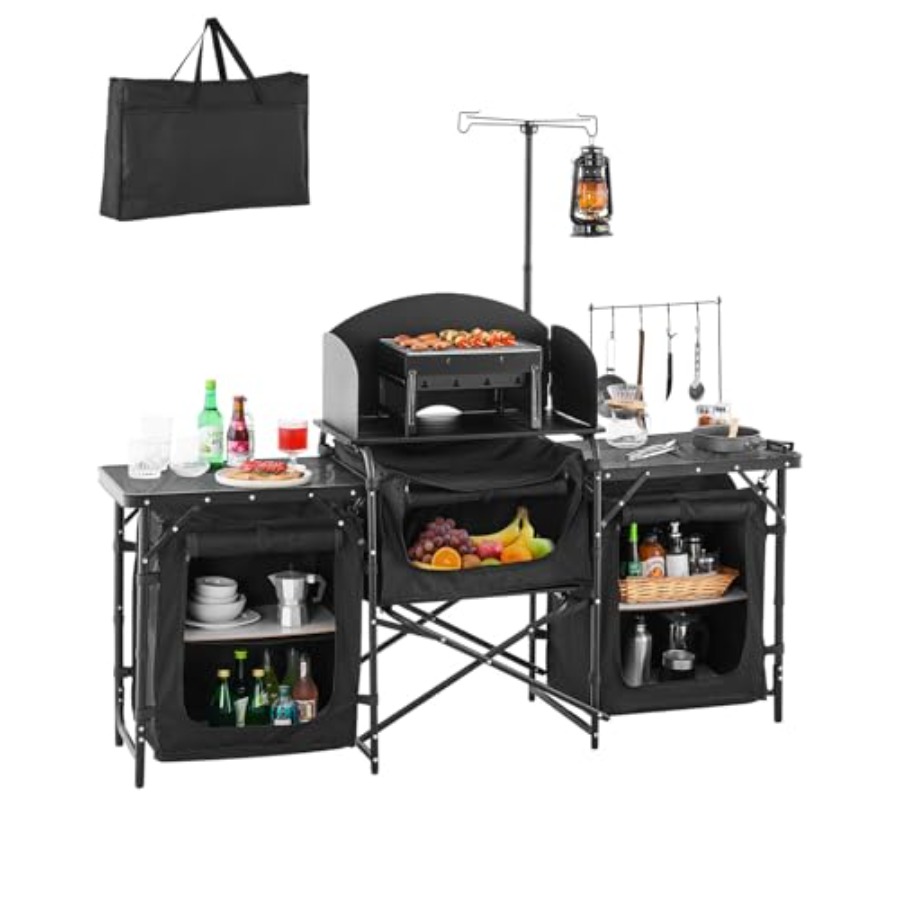 Camping Kitchen Table, Outdoor - Outdoor Camping Kitchen Table ulasan dan harga