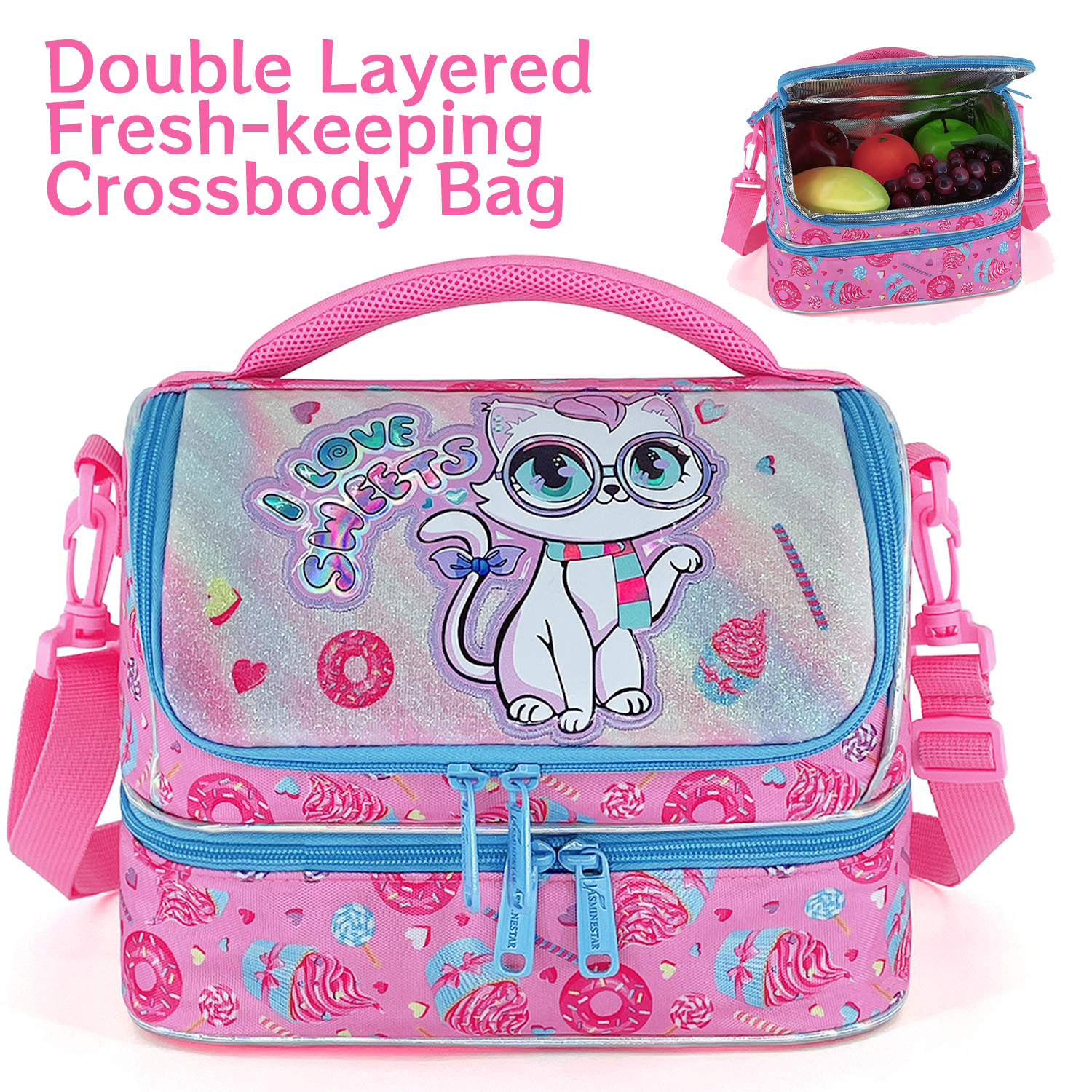 Lunch Bag for Kids Large Capac - Outdoor Camping Kids Activities ulasan dan harga